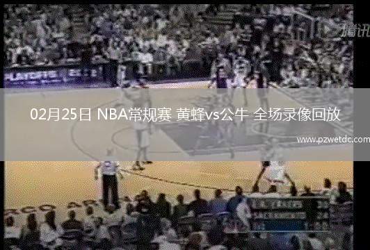 02月25日 NBA常规赛 黄蜂vs公牛 全场录像回放