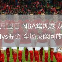 02月12日 NBA常规赛 灰熊vs掘金 全场录像回放
